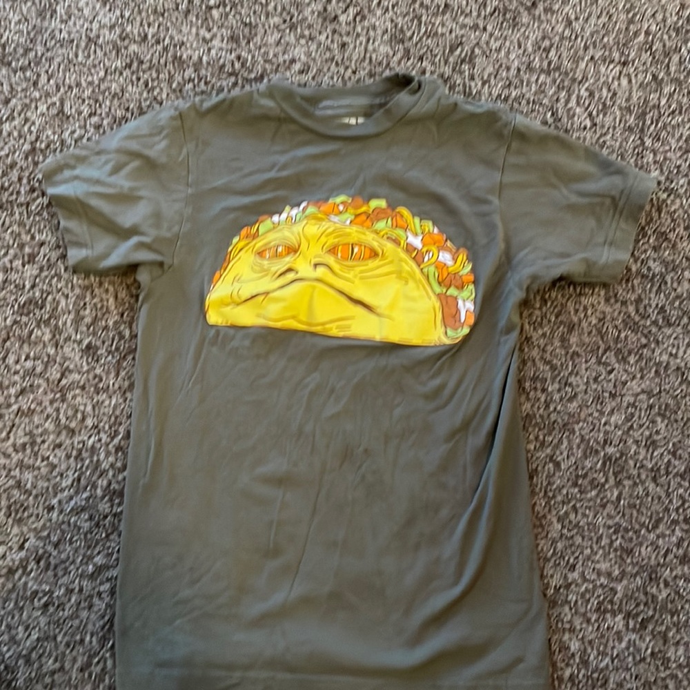 Jade green Star Wars Jaba the hut taco tee